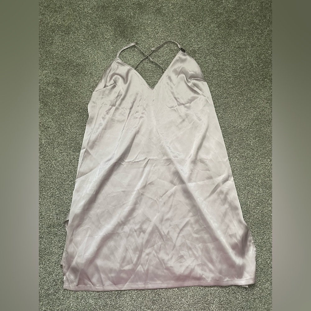 Elegant Lavender Slip Dress